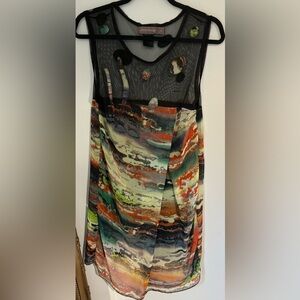 B. Urban Mango sheer mini dress size L